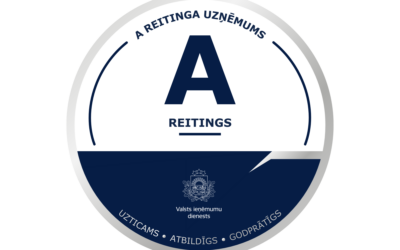 AS “Siguldas Būvmeistars” ir Valsts ieņēmumu dienesta A reitinga uzņēmums